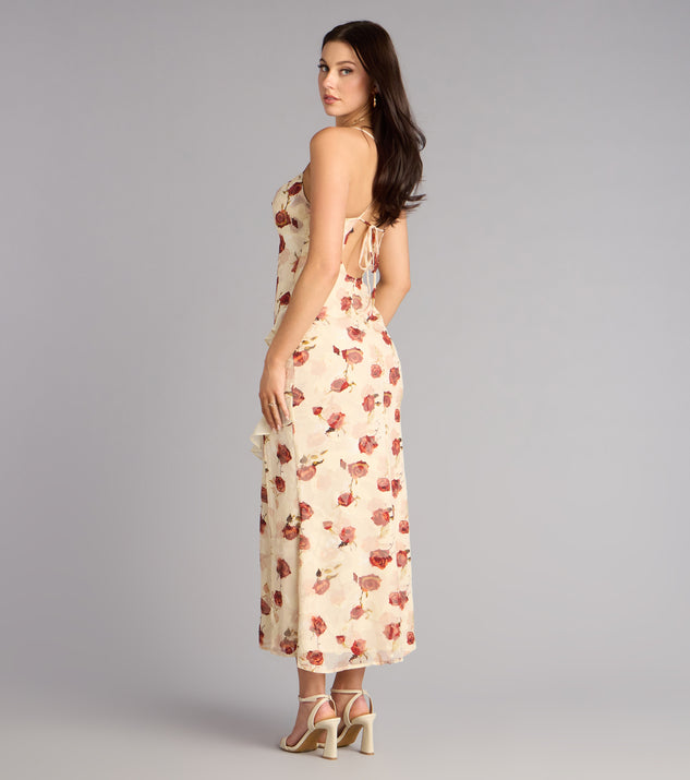 Windsor Rosewater Romance Chiffon Midi Dress - Image 2
