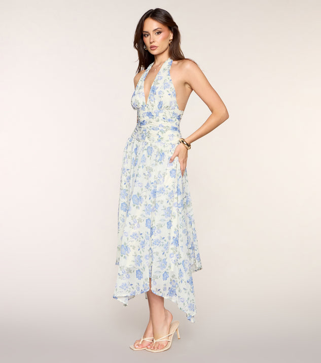 Windsor RSVP Pretty Floral Chiffon Maxi Dress - Image 3
