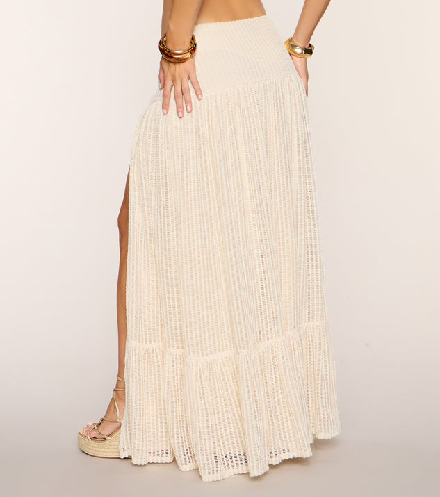 Windsor Salt Air Breeze Crochet Maxi Skirt - Image 3
