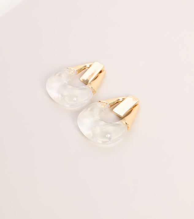 Windsor Sculpted Edge Door Knocker Earrings - Image 3