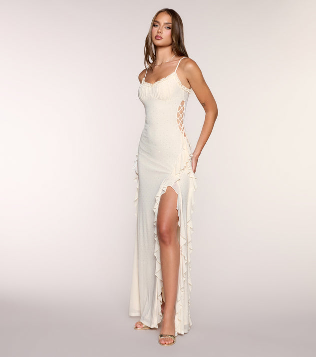 Windsor Seraphina Rhinestone A-Line Formal Dress - Image 3