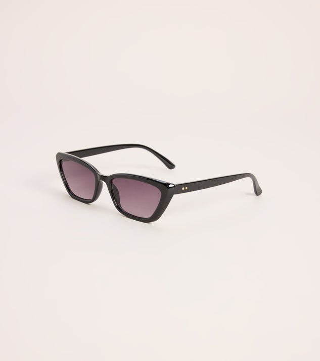 Windsor Shade Check Cat Eye Sunglasses - Image 3