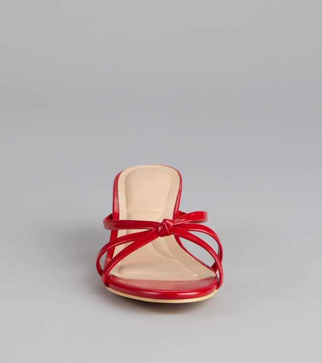 Windsor Shimmer Step Strappy Mules - Image 3