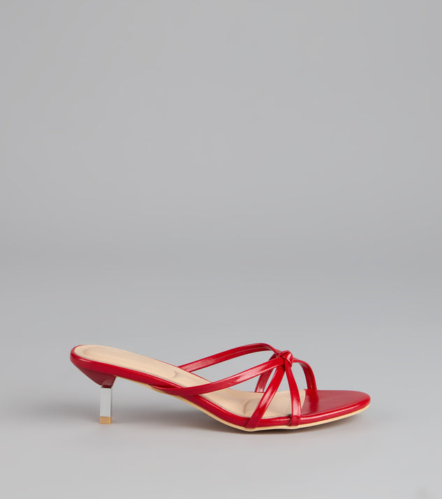 Windsor Shimmer Step Strappy Mules - Image 2