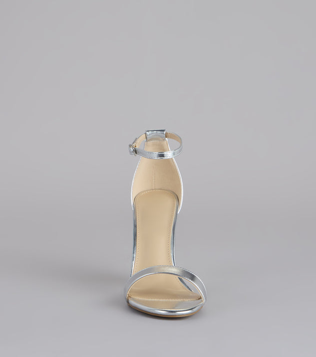 Windsor Shine On Cue Metallic Block Heels - Image 3