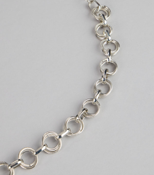 Windsor Shine On Mini O-Ring Chain Belt - Image 3