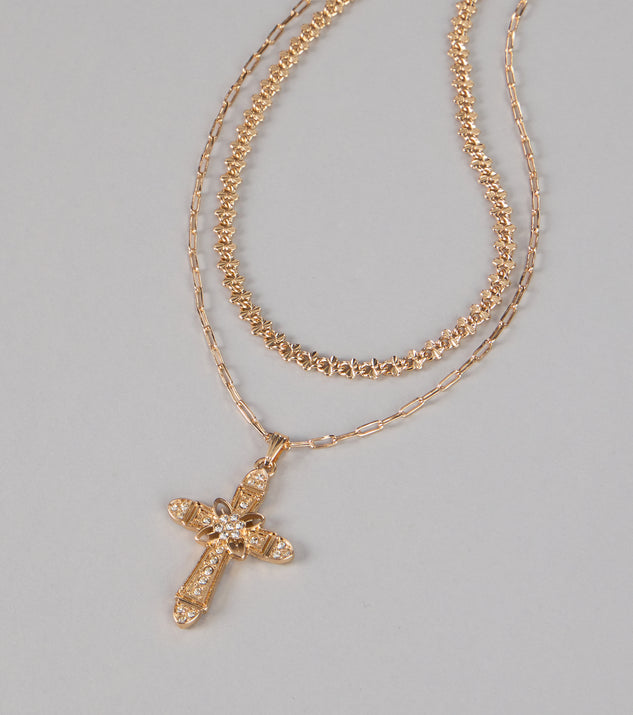 Windsor Shining Faith Cross Chain Necklace - Image 3