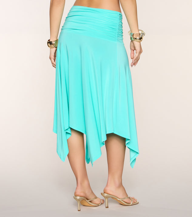 Windsor Sleek And Flirty High-Slit Midi Skirt - Image 3