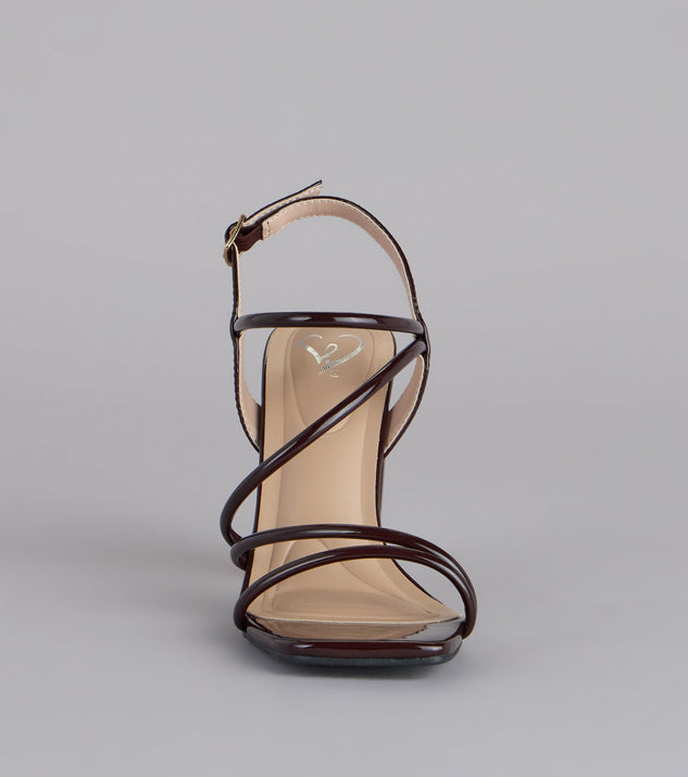 Windsor Sleek Lines Strappy Block Heels - Image 3