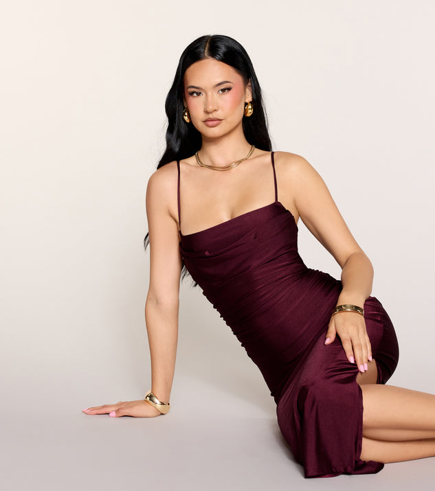 Windsor Slit Appeal Bodycon Midi Dress - Image 2
