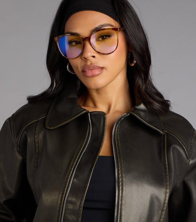 Windsor Smart Move Round Blue Light Glasses - Image 2