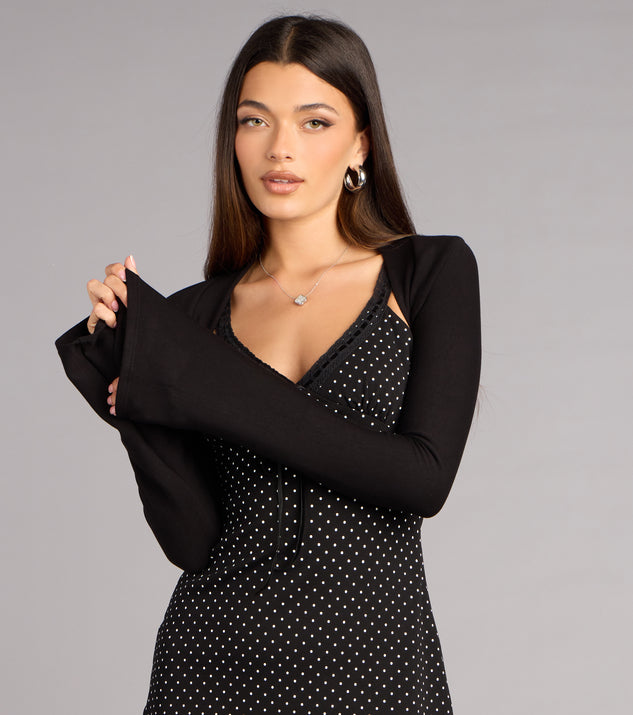 Windsor Soft Layer Mood Knit Bolero - Image 2