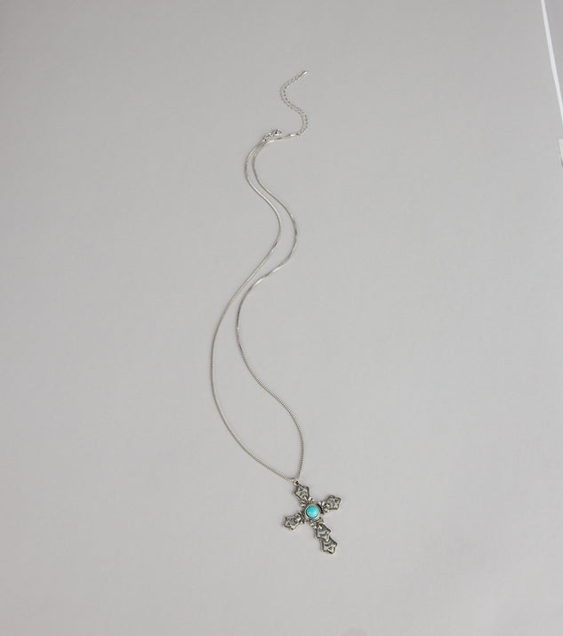 Windsor Soul Stone Cross Necklace - Image 3