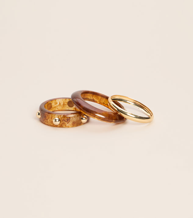 Windsor Stacked Intentions Bangle Bracelet Set - Image 2