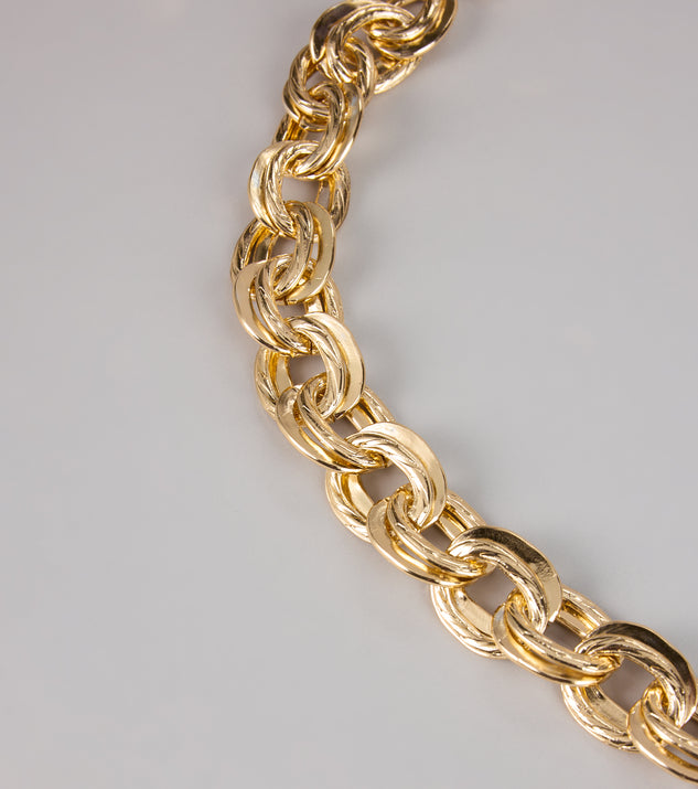 Windsor Statement Mode Chunky Chain Belt - Image 3