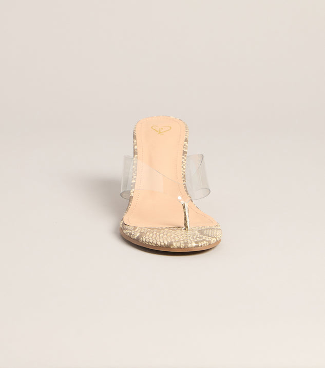 Windsor Statement Step Snake Wedges - Image 3
