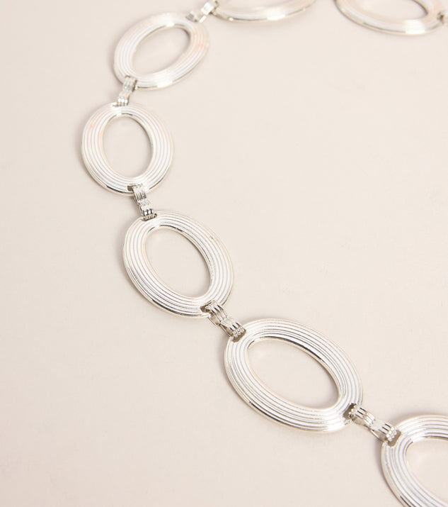 Windsor Styling Obsession Oval Chain-Link Belt - Image 3
