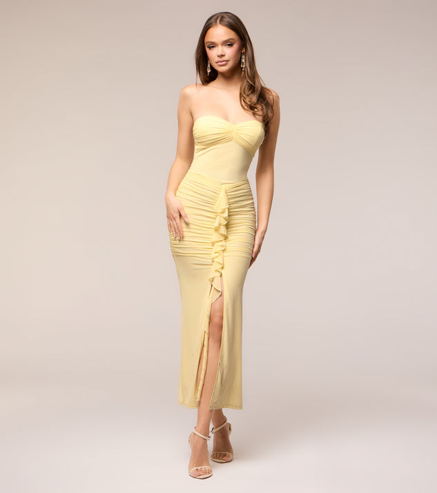 Windsor Sunlit Sway Mesh Ruffle Dress - Image 2