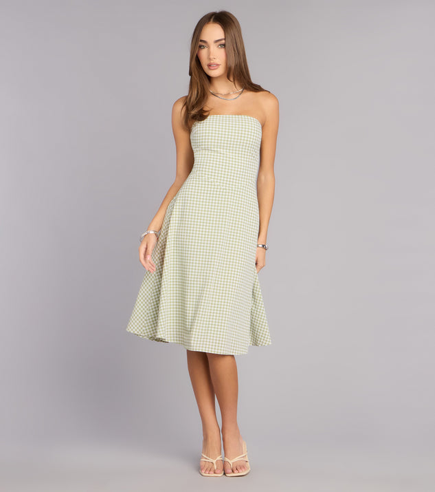 Windsor Sunny Day Cutie Gingham Midi Dress - Image 2