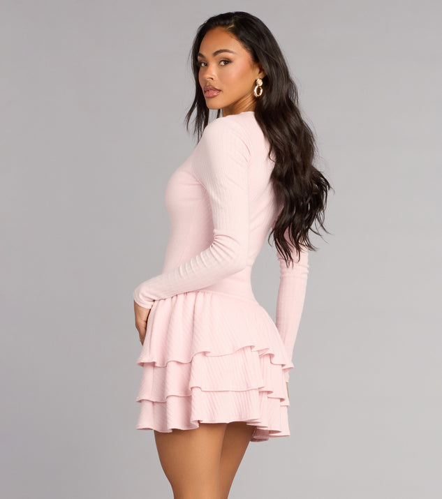 Windsor Sweet Plans Ahead Long Sleeve Skater Dress - Image 2