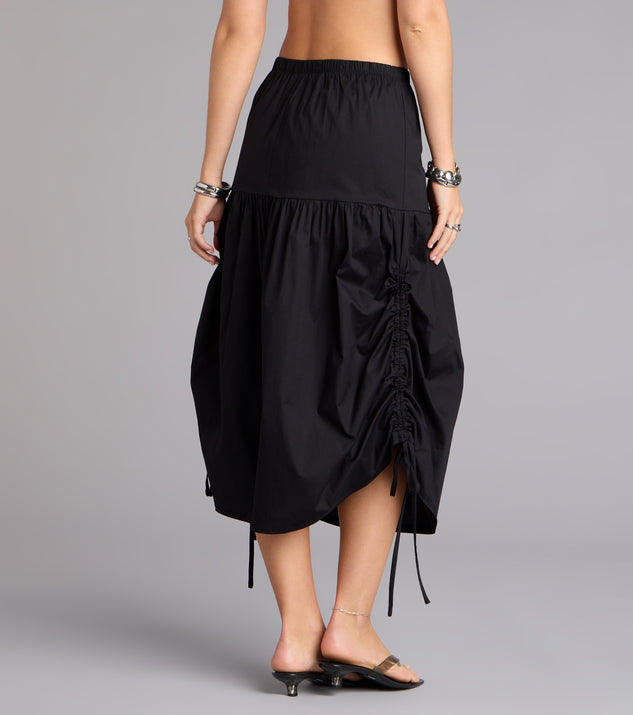 Windsor Sweet Stroll Ruched Midi Skirt - Image 2