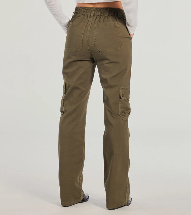 Windsor Take Charge Mid Rise Straight Cargo Pants - Image 2