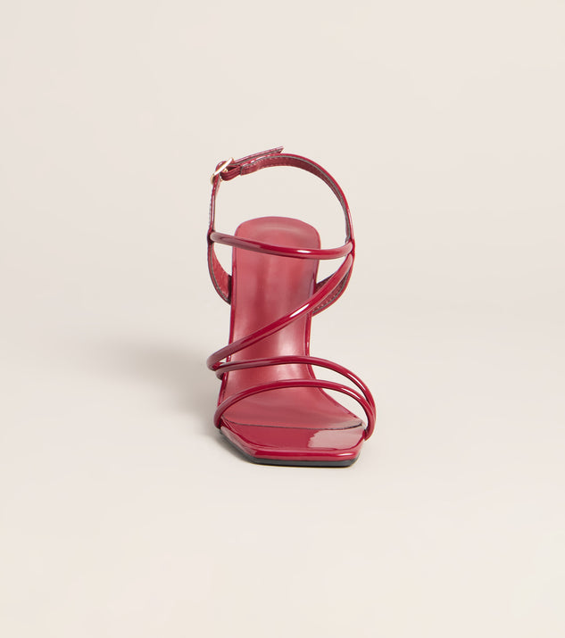 Windsor Too Tempting Patent Strappy Heels - Image 3