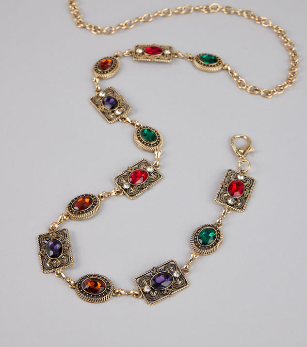 Windsor Treasure Trove Gemstone Chain Belt - Image 3