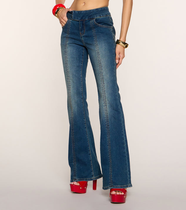 Windsor Trendy Vibe Mid-Rise Flare Jeans - Image 2