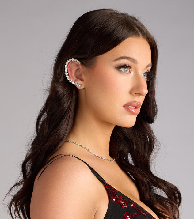 Windsor Twinkle Trail Rhinestone Ear Crawlers - Image 2