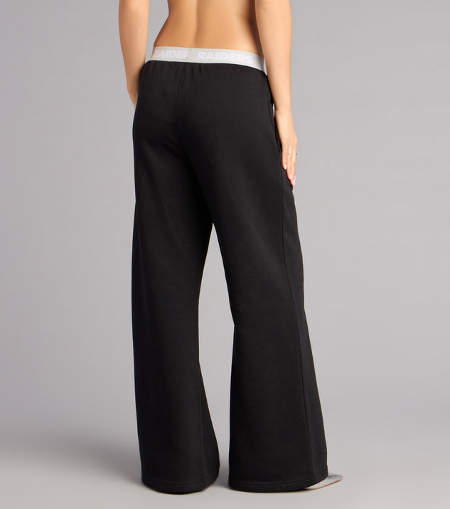 Windsor Ultra Game NFL Las Vegas Raiders Wide-Leg Sweatpants - Image 2