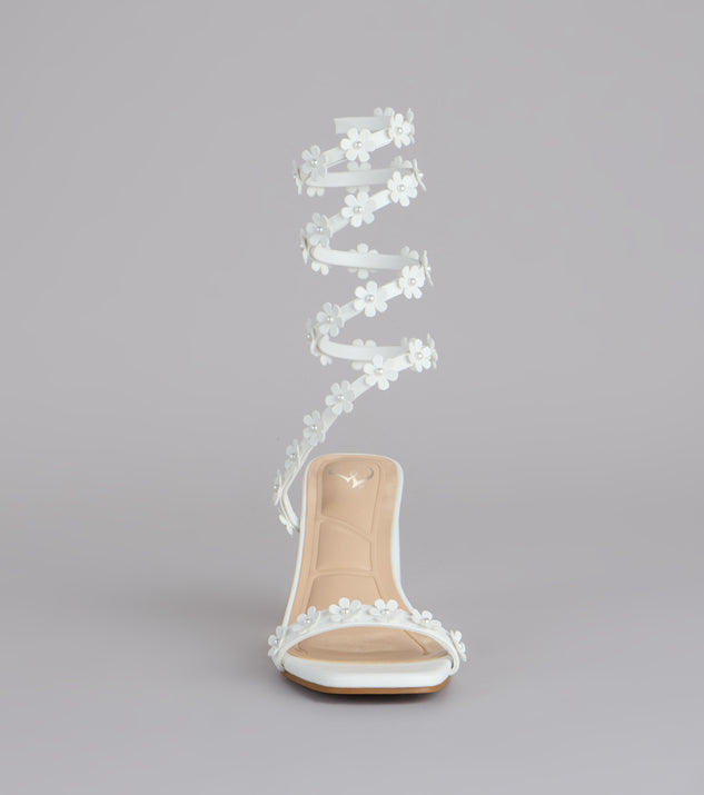 Windsor Unforgettable Floral Spiral Heels - Image 3