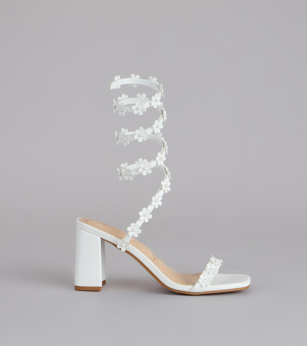 Windsor Unforgettable Floral Spiral Heels - Image 2