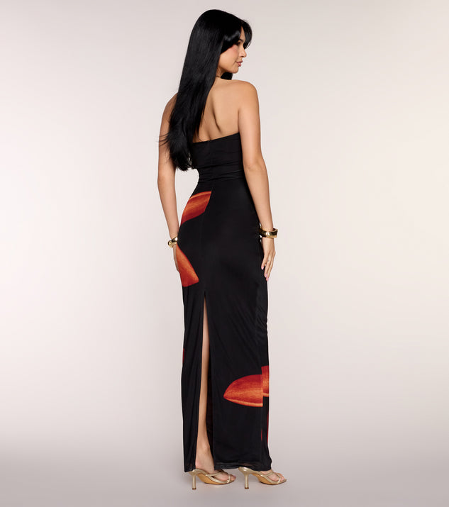 Windsor Vacay Mode Tropical Floral Maxi Tube Dress - Image 2