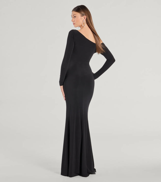 Windsor Vanessa One-Shoulder Mermaid Formal Dress - Image 2