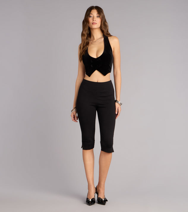 Windsor Velvet Theory Halter Vest - Image 3