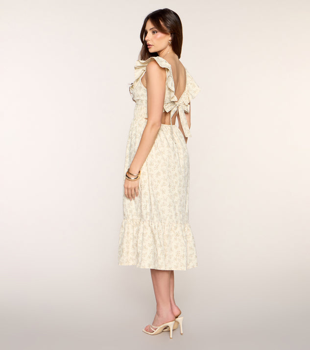Windsor Weekend Romance Floral Cotton Midi Dress - Image 2