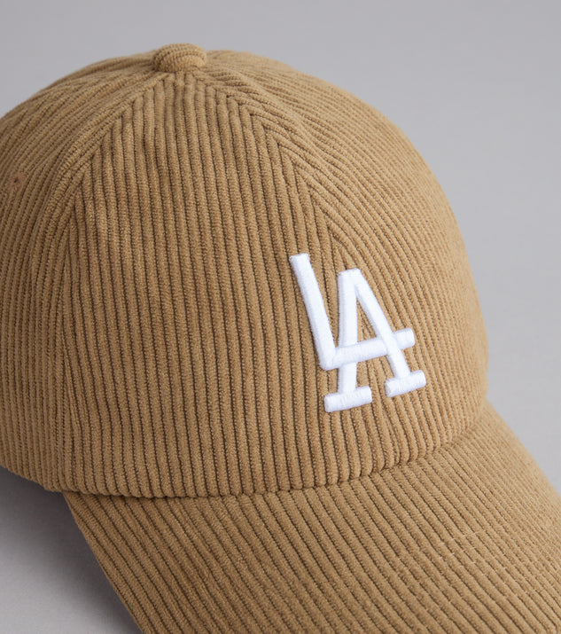 Windsor West Coast Vibes LA Corduroy Baseball Cap - Image 3