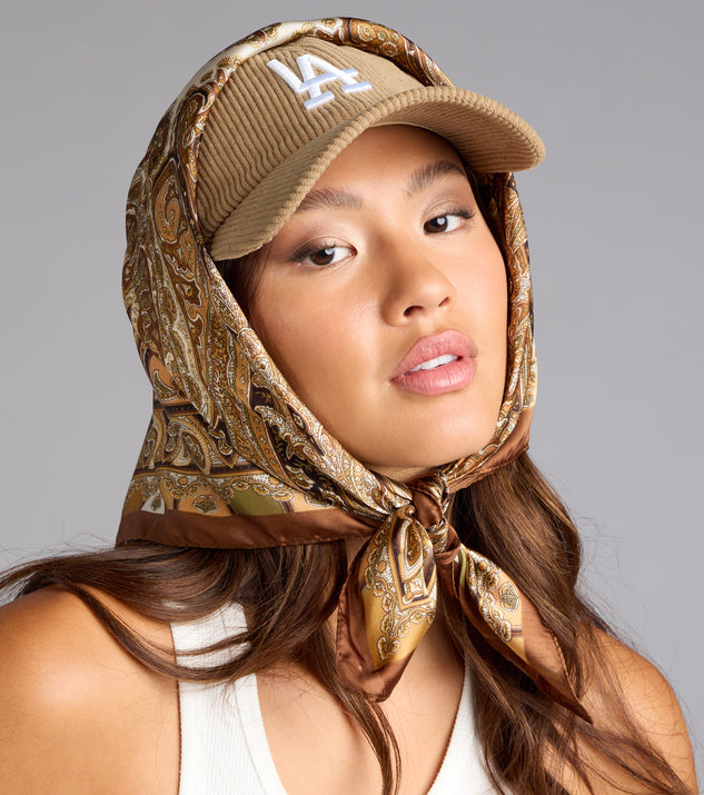 Windsor West Coast Vibes LA Corduroy Baseball Cap - Image 2