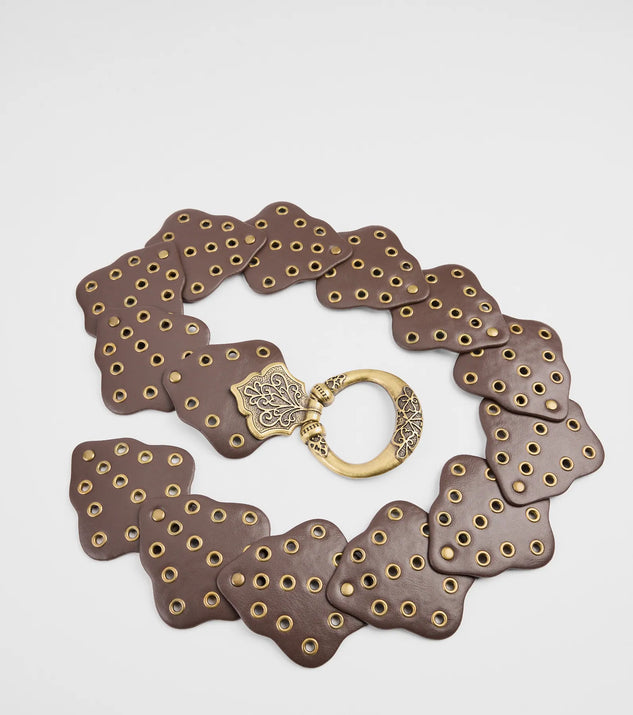 Windsor Western Mood Statement Buckle Medallion Belt - Image 2