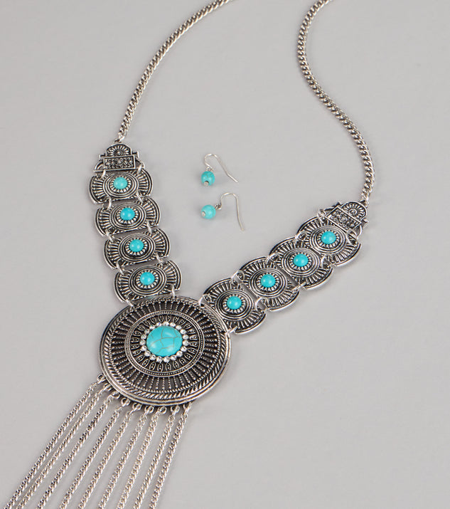 Windsor Western Trails Necklace And Earrings Set - Image 3