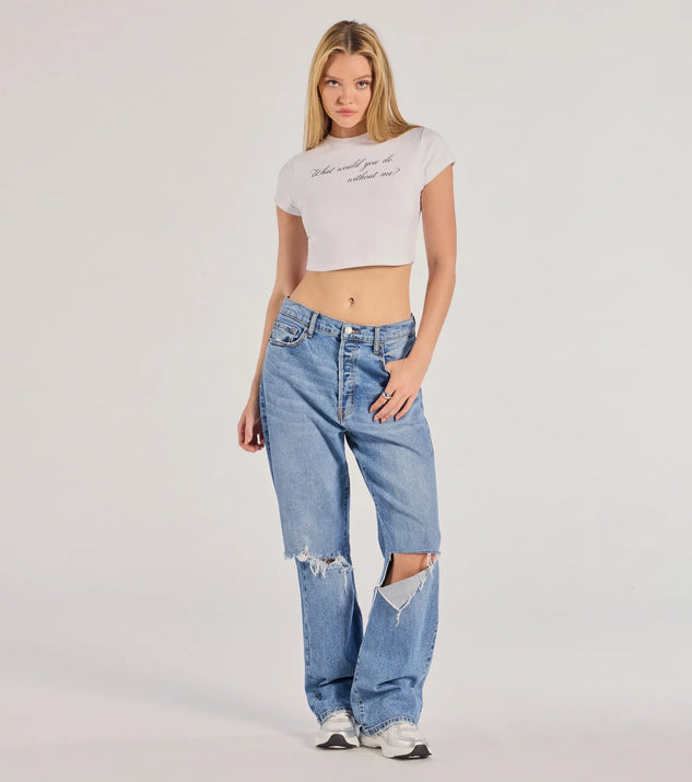Windsor What Would You Do Without Me Graphic Tee - Image 2