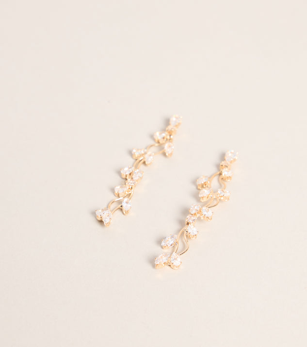 Windsor Whisper Shine Leaf Earrings - Image 3