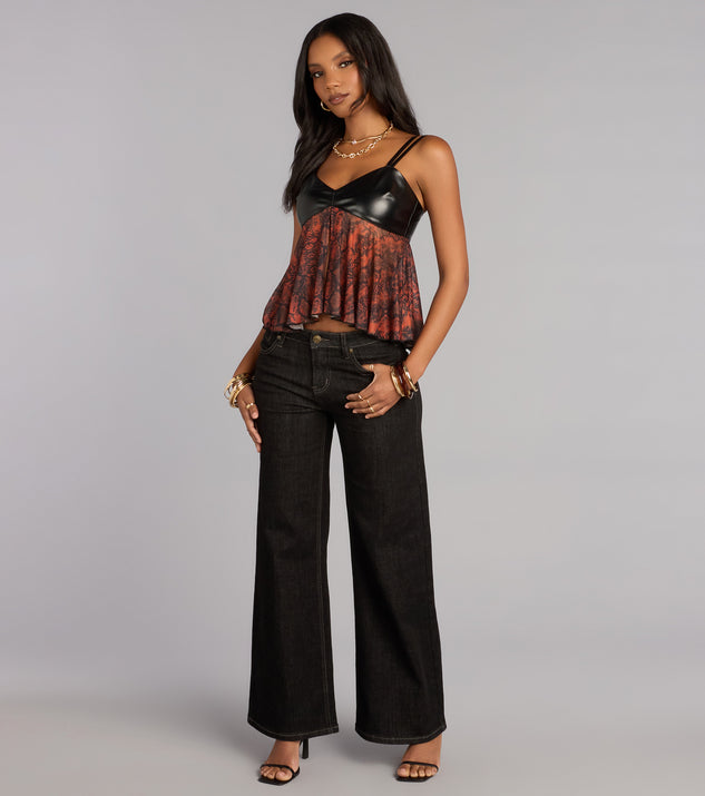 Windsor Wild Card Flyaway Animal Print Top - Image 3