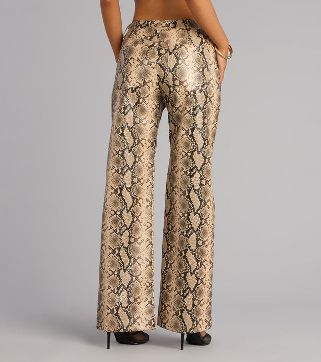 Windsor Wild Intent Snake Print Pants - Image 2