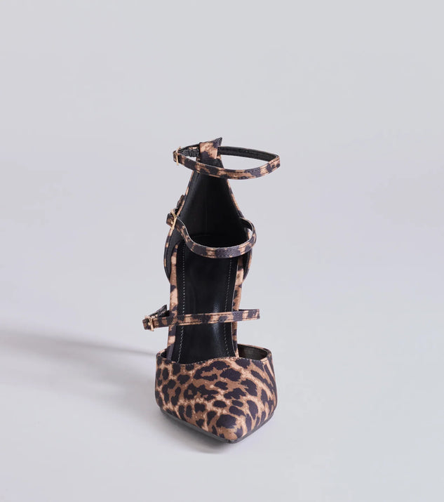 Windsor Wildly Fierce Leopard Stiletto Pumps - Image 3