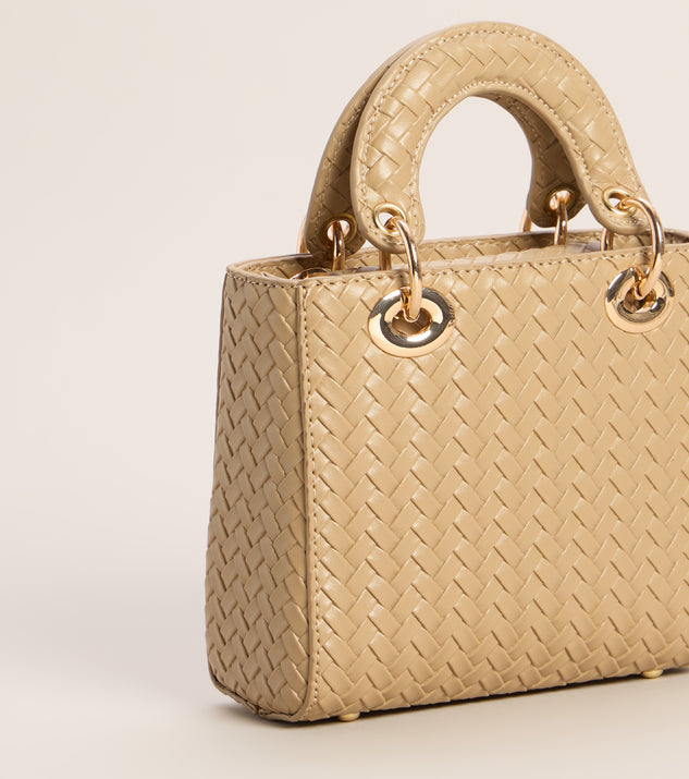Windsor Woven Into Plans Mini Top Handle Bag - Image 2