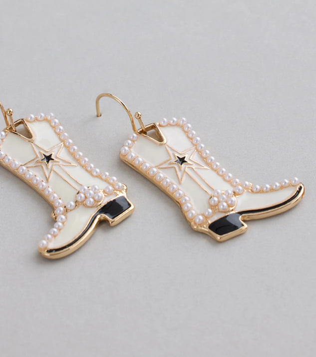 Windsor Yeehaw Energy Cowboy Boot Earrings - Image 2