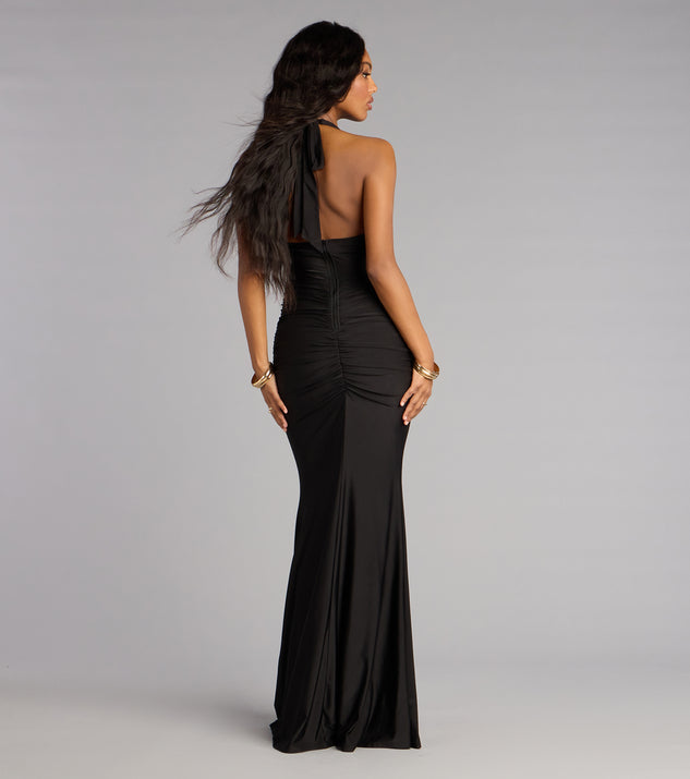 Windsor Zaria Halter Mermaid Formal Dress - Image 3