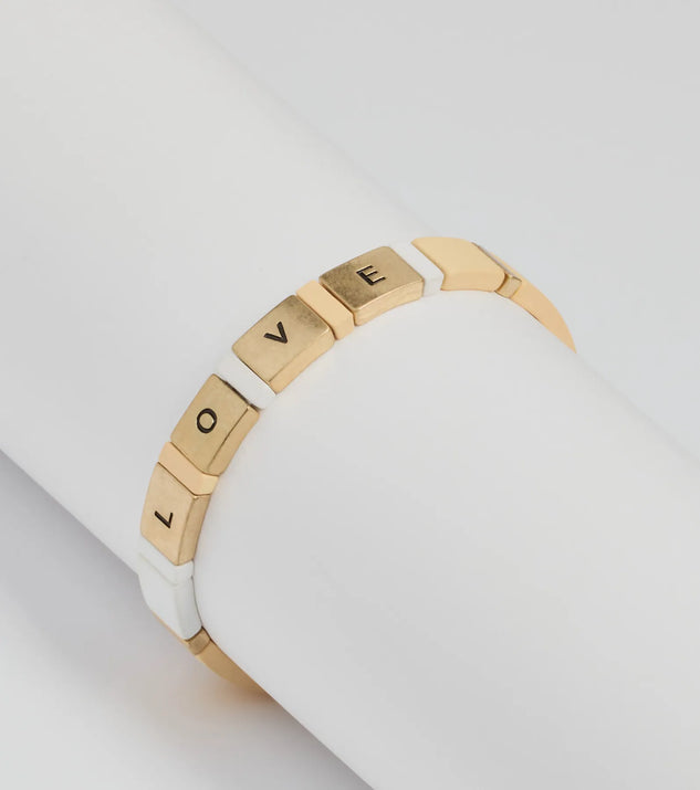 Windsor With Love Metal Stretch Bracelet